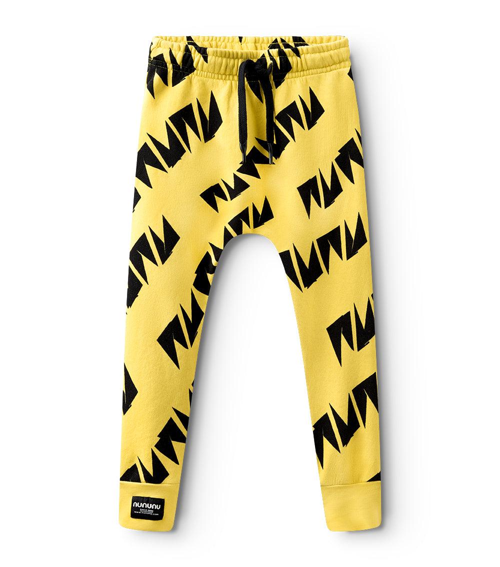 nununu nununu baggy pants lava yellow