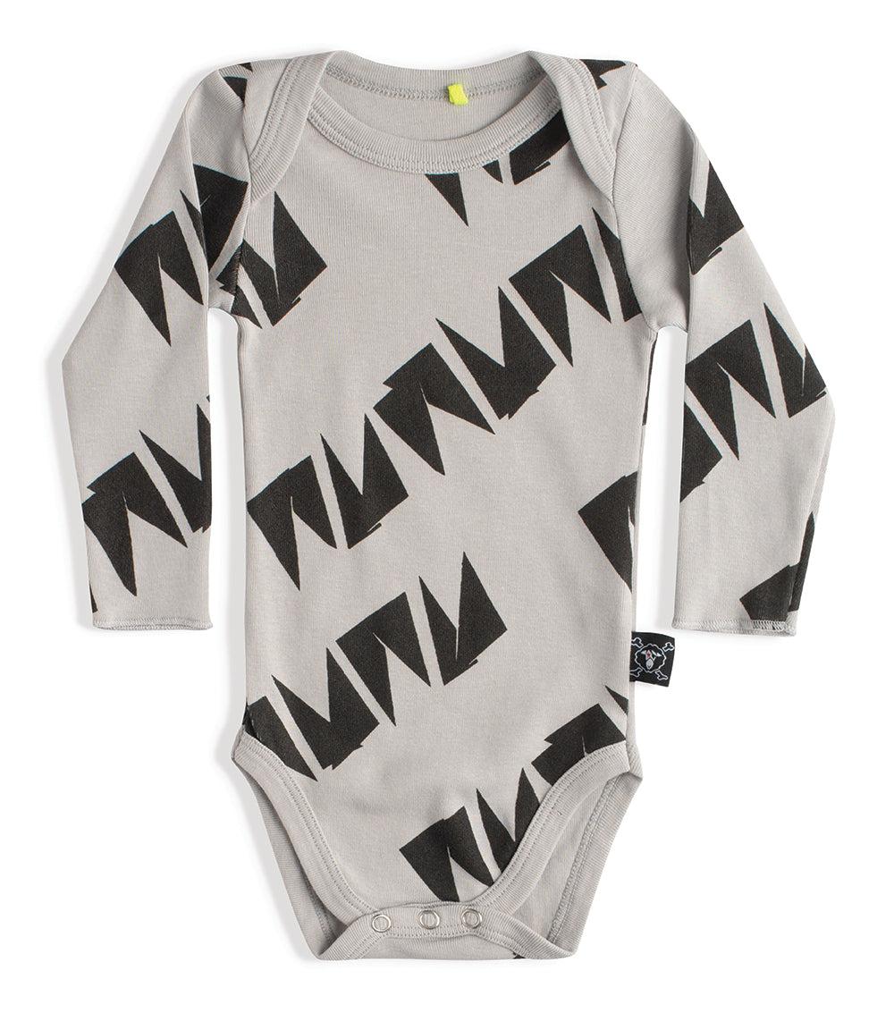 nununu nununu onesie ice grey