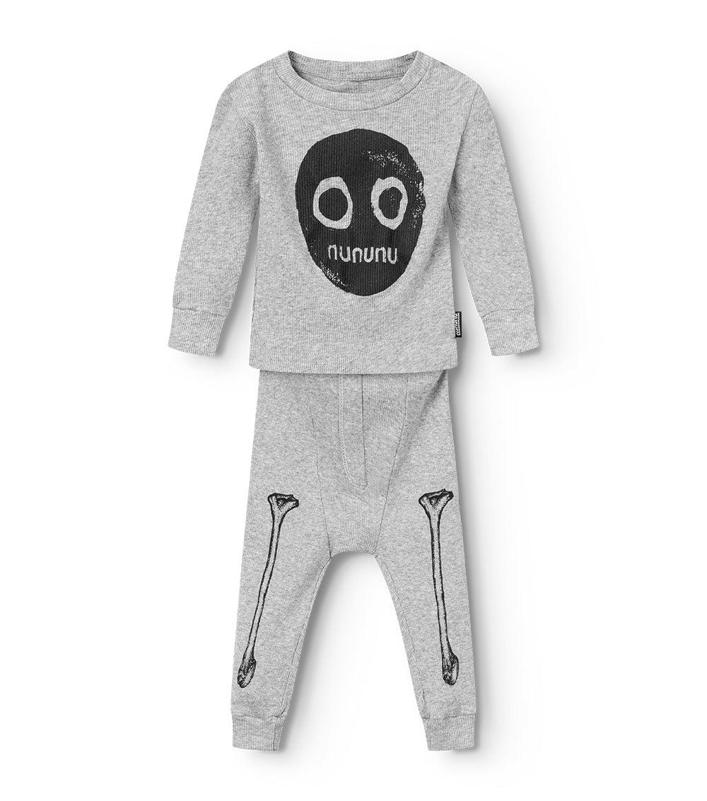 nununu nununu smile loungewear heather grey