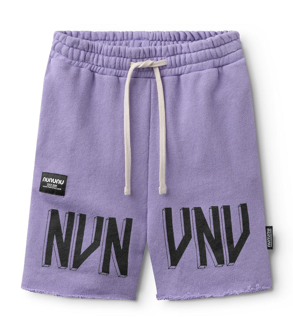 nununu nununu sweatshorts mauve mist