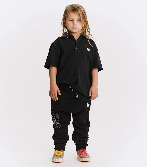 Nununu Old School Polo Black