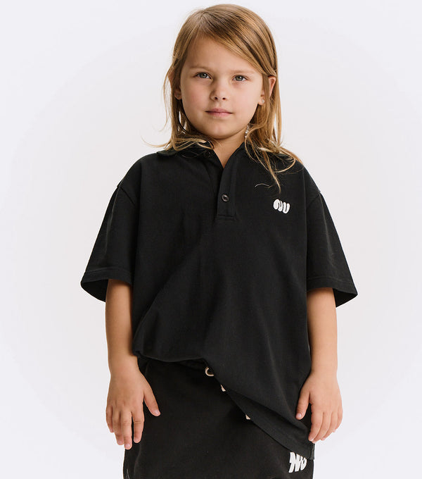 Nununu Old School Polo Black