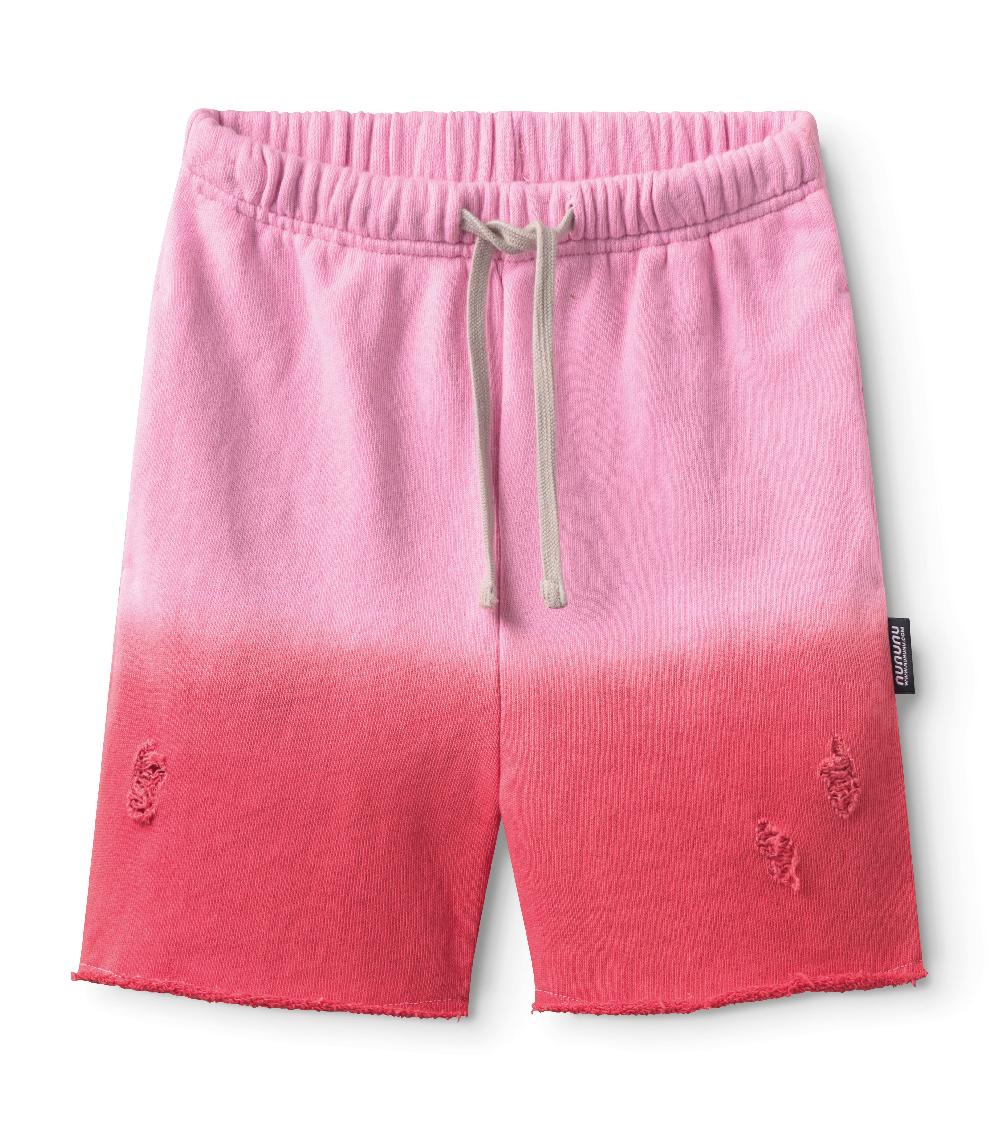 nununu ombre sweatshorts super pink