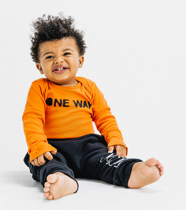 Nununu One Way Onesie Orange