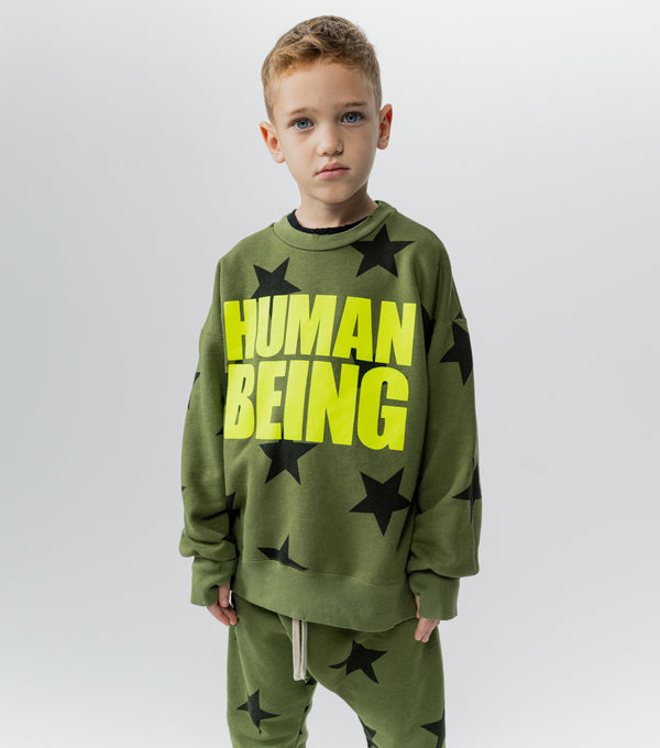 Nununu Only Human Sweatshirt Olive