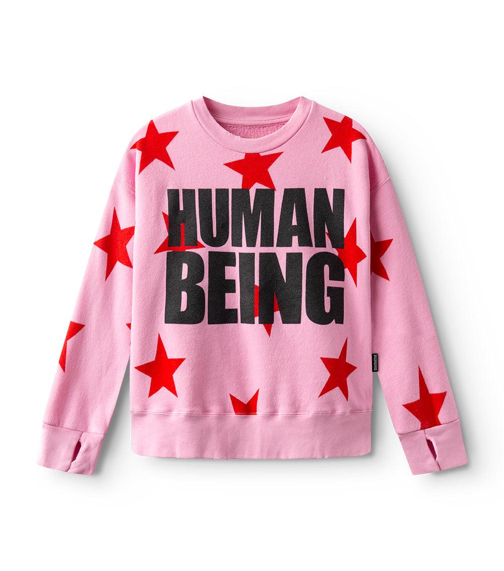 nununu only human sweatshirt super pink