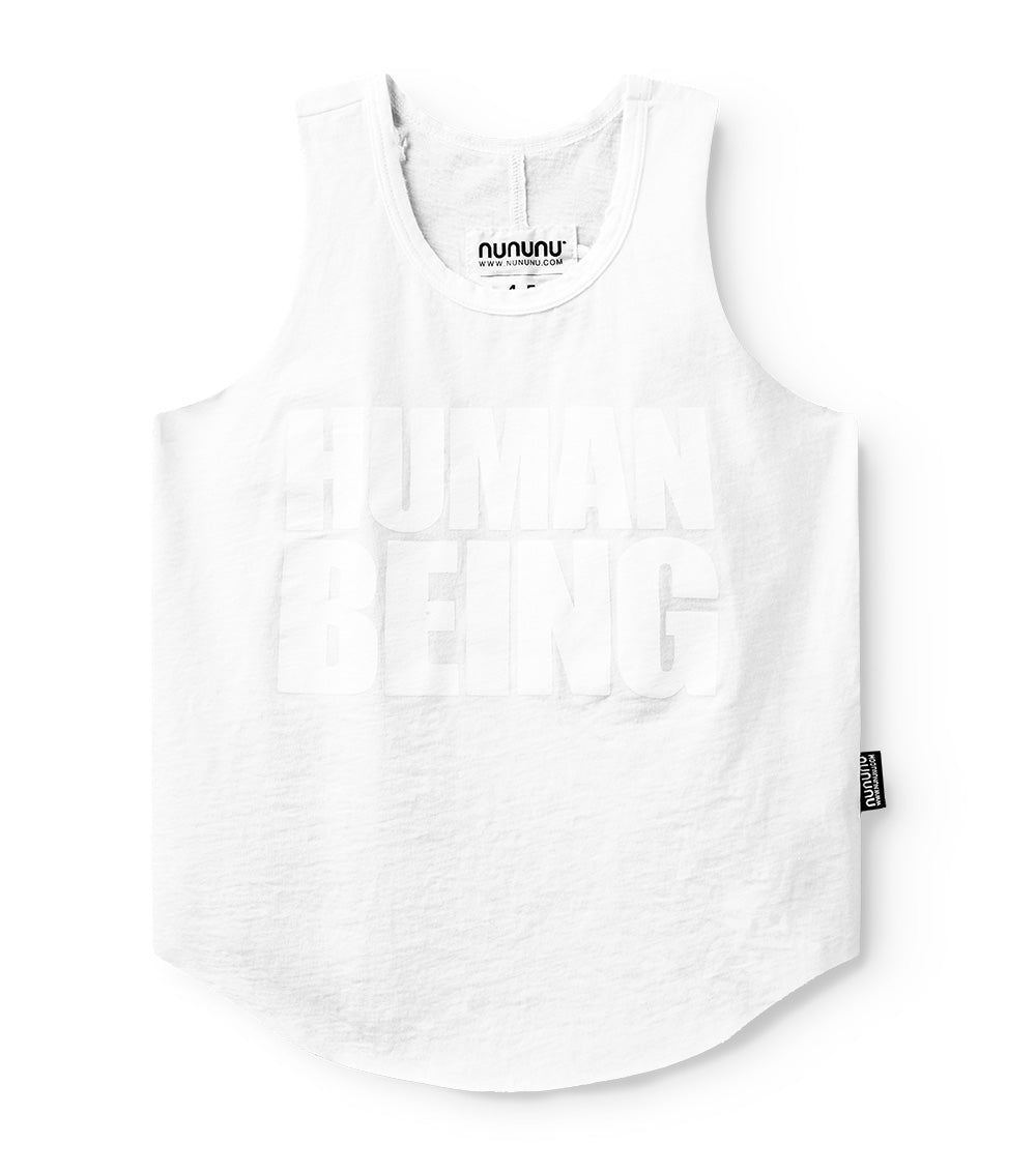 nununu only human tank top white
