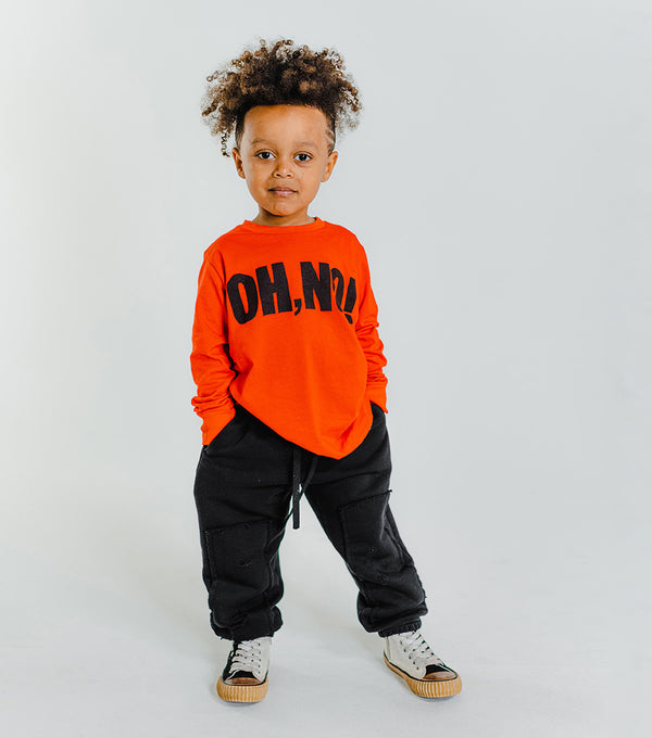 Nununu Patch Sweatpants Black