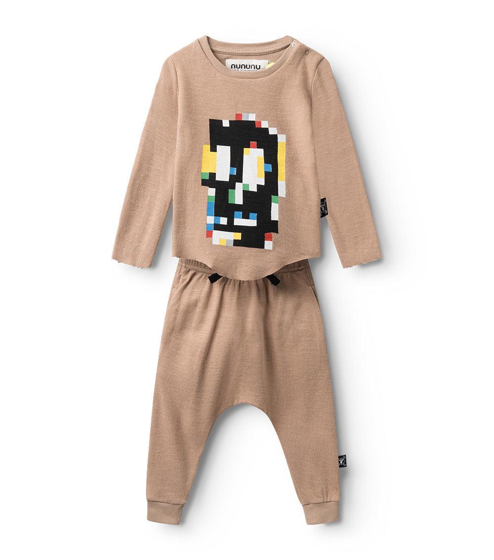 nununu pixel skull set coffee