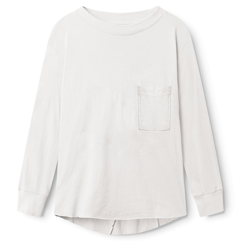 nununu pocket shirt white