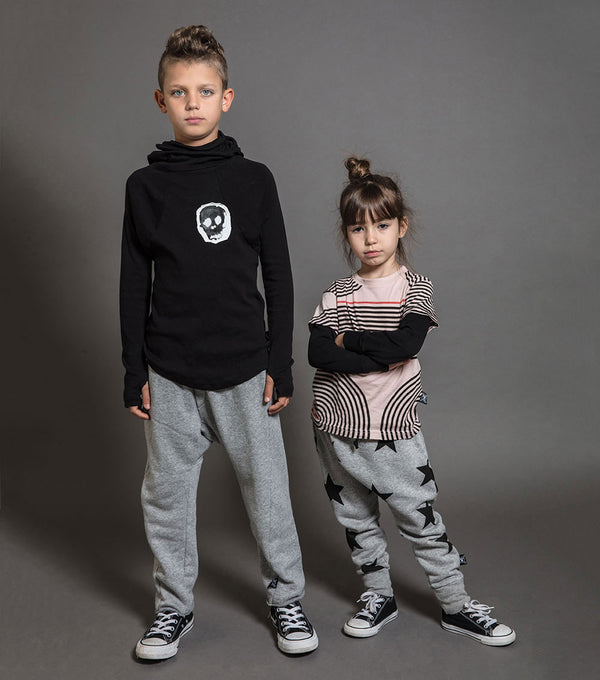 Nununu Raw Pants Heather Grey