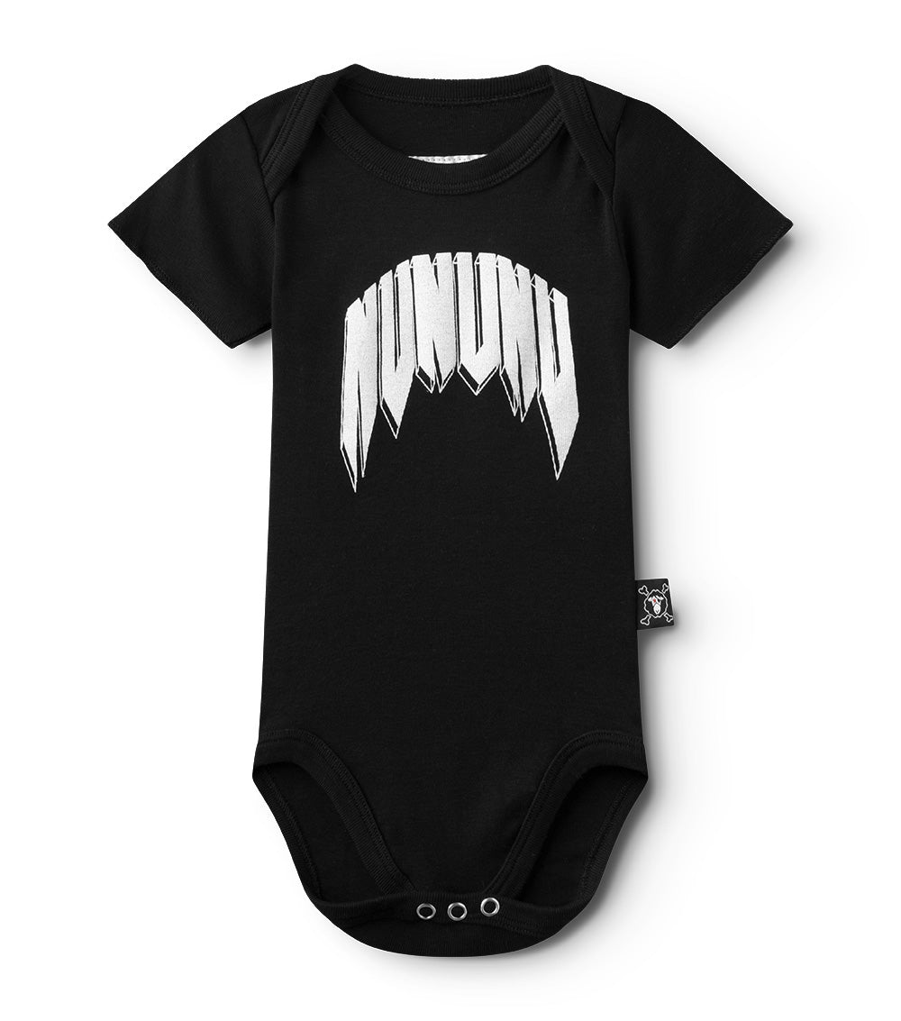 nununu rawk onesie black