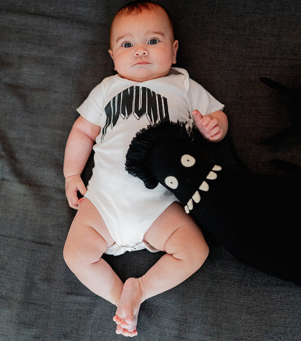 Nununu Rawk Onesie White