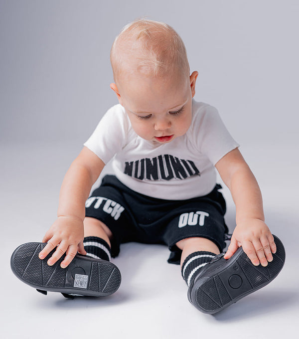 Nununu Rawk Onesie White