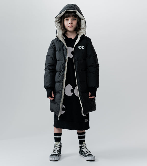 Nununu Reversible Side Eye Down Coat