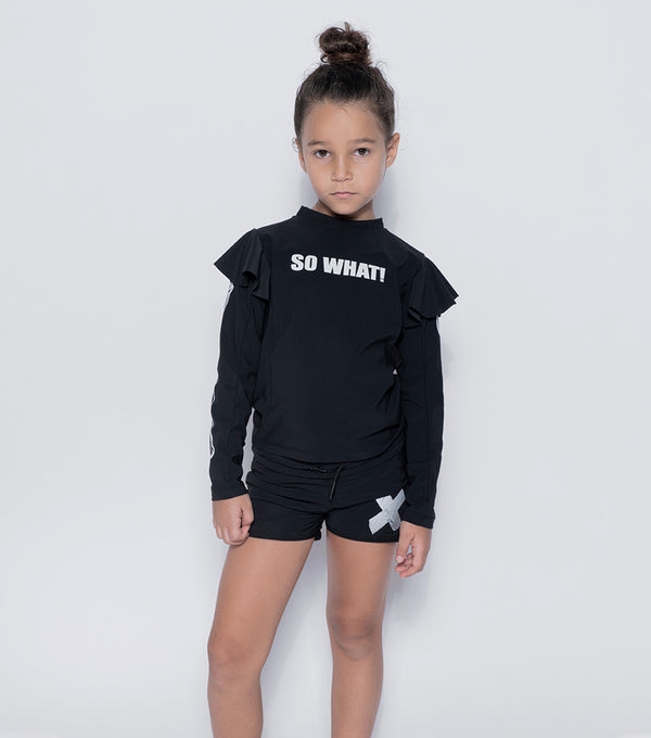 Nununu Ruffled Long Sleeved Rashguard