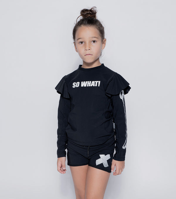 Nununu Ruffled Long Sleeved Rashguard