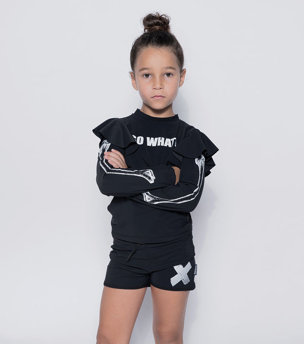 Nununu Ruffled Long Sleeved Rashguard