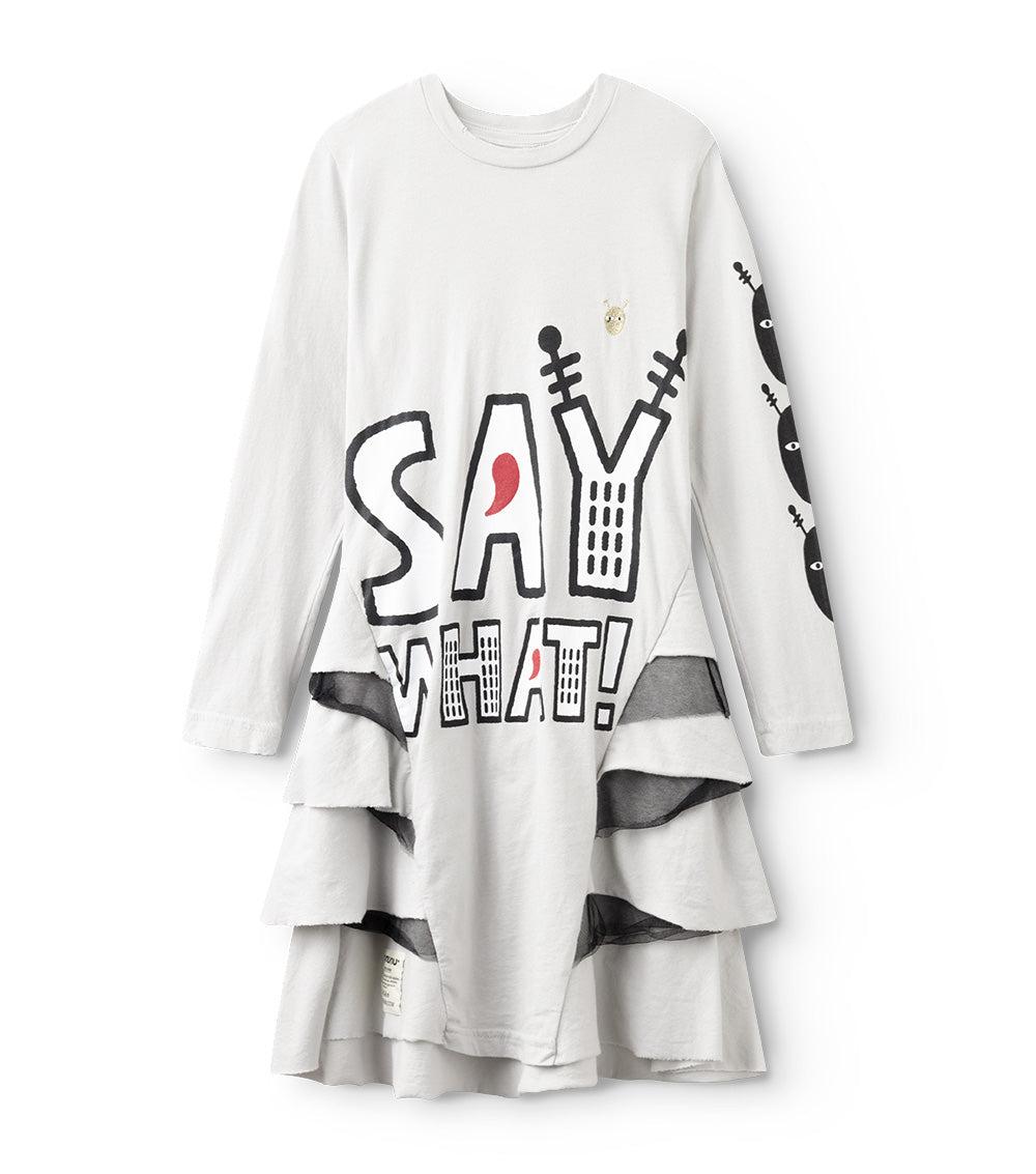 nununu say what layered dress