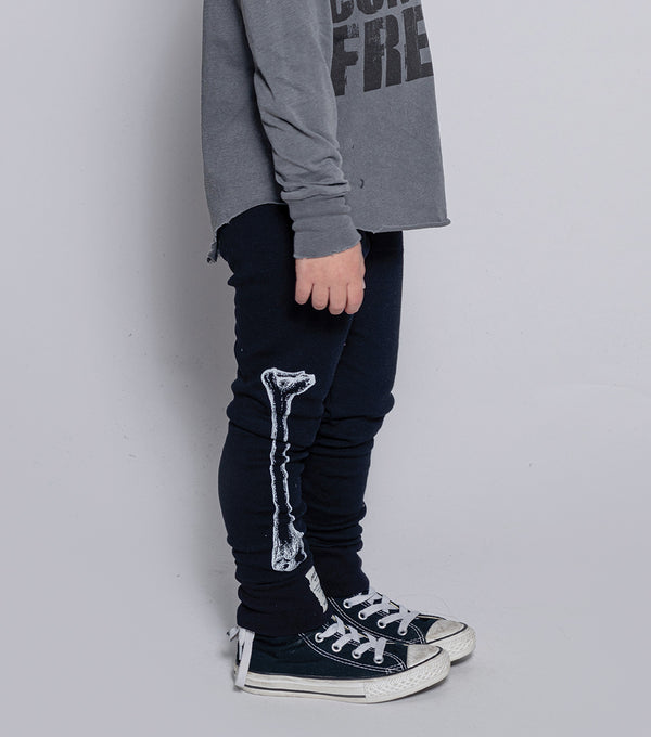 Nununu Side Bone Leggings Black