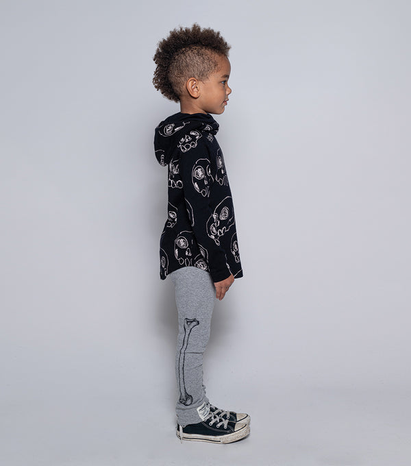 Nununu Side Bone Leggings Heather Grey