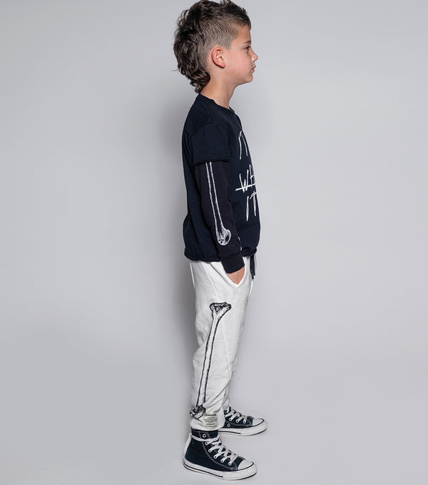 Nununu Side Bone Sweatpants Dirty Powder Pink