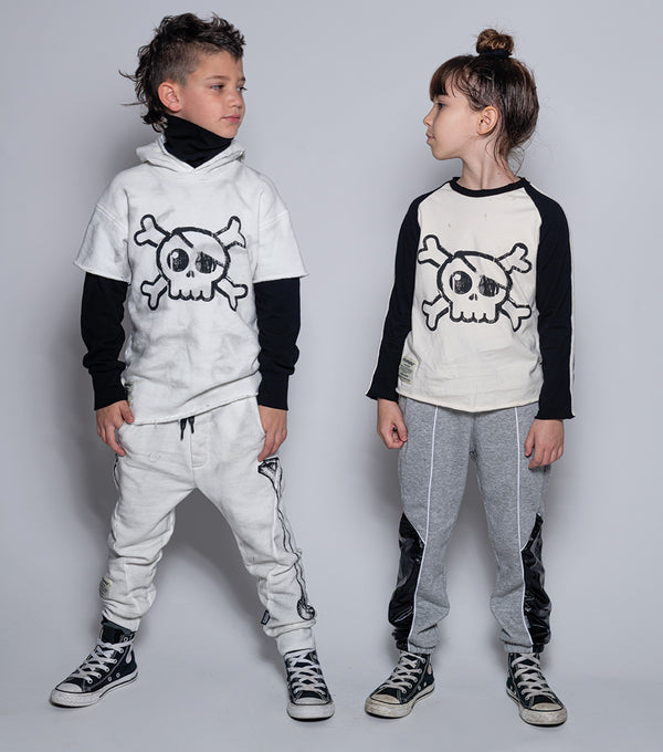 Nununu Side Bone Sweatpants Dirty White