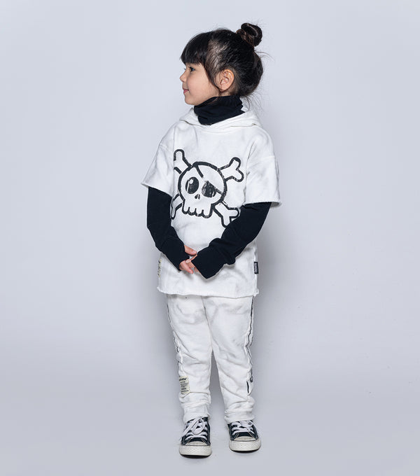 Nununu Side Bone Sweatpants Dirty White