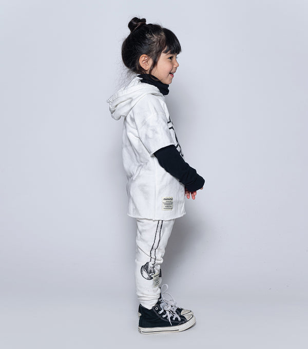 Nununu Side Bone Sweatpants Dirty White