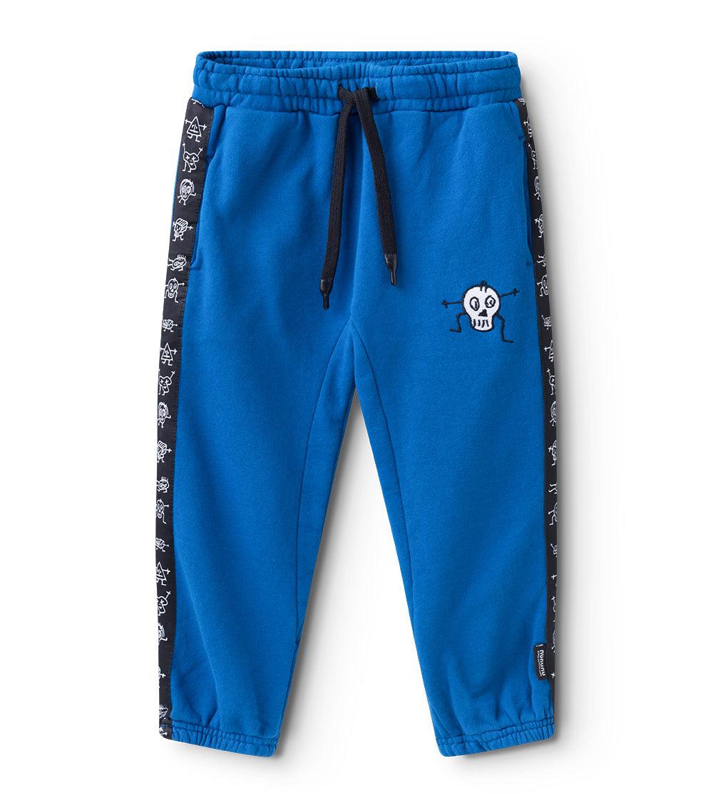 nununu side elements sweatpants blue