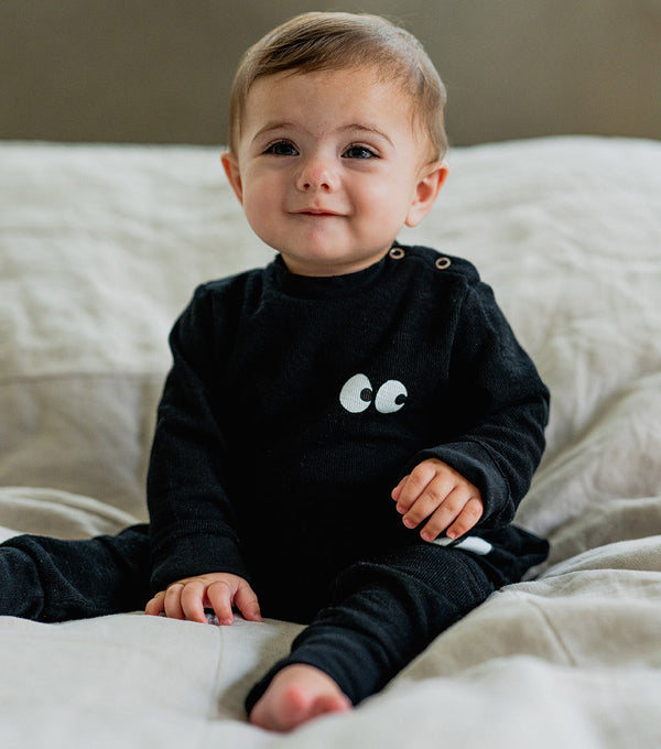 Nununu Side Eye Baby Set Black