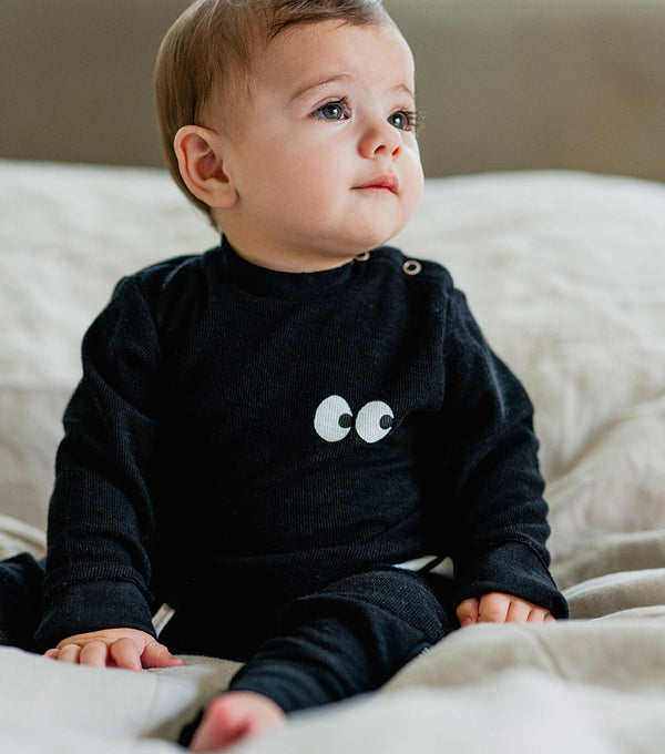 Nununu Side Eye Baby Set Black