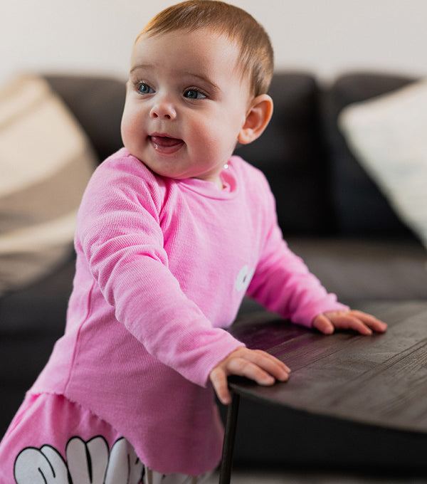 Nununu Side Eye Baby Set Super Pink