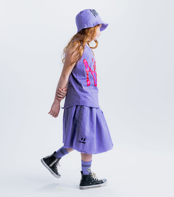 Nununu Silou Skull Socks Mauve Mist