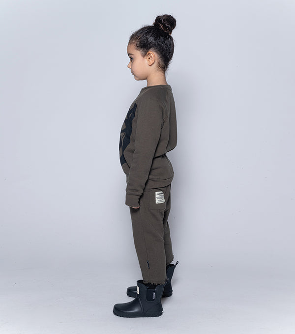 Nununu Skull Patch Smart Pants Olive