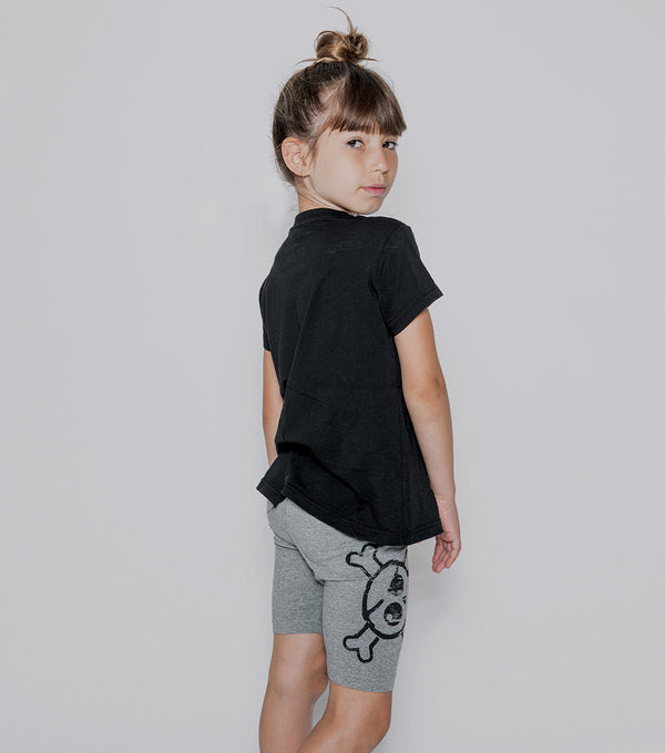 Nununu Skull Riding Shorts Black