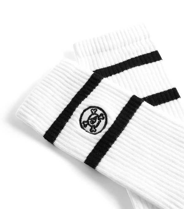 Nununu Skull Socks Set (two Pack) White