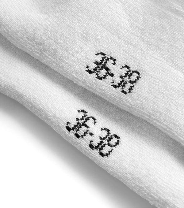 Nununu Skull Socks Set (two Pack) White