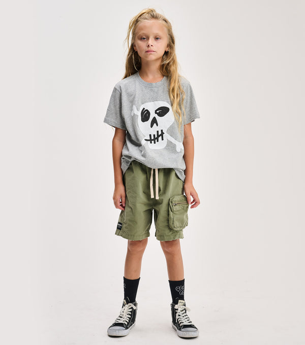 Nununu Skull T-shirt Heather Grey