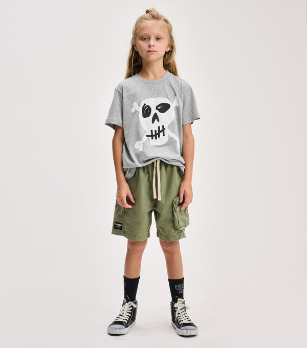 Nununu Skull T-shirt Heather Grey