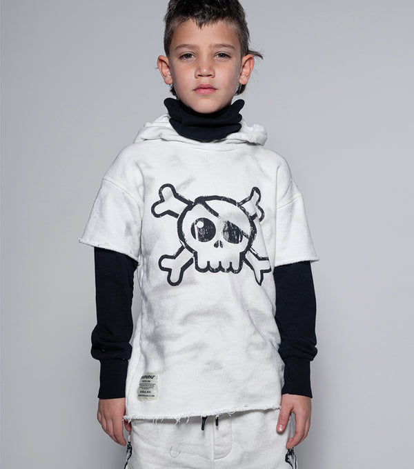 Nununu Skull Twofer Ninja Hoodie