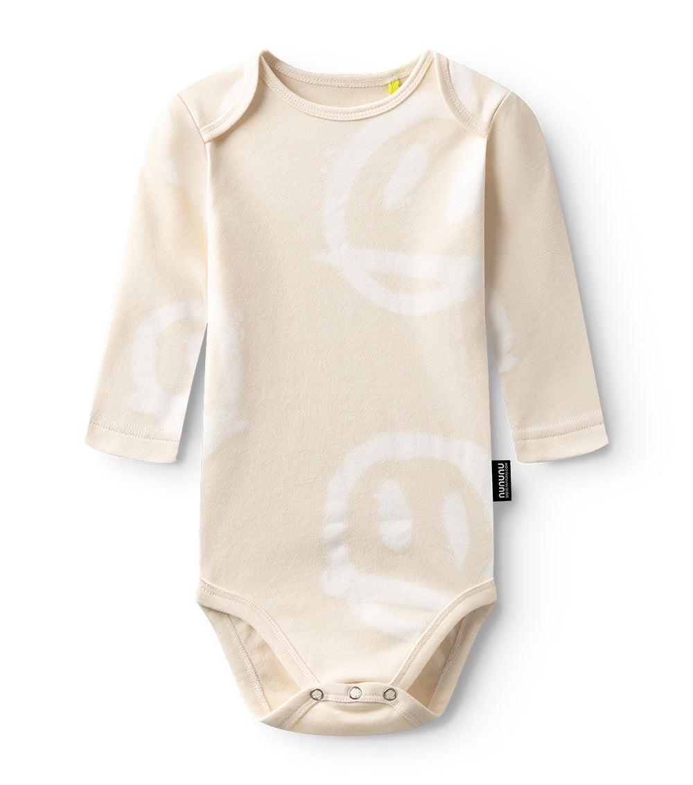 nununu smile onesie natural