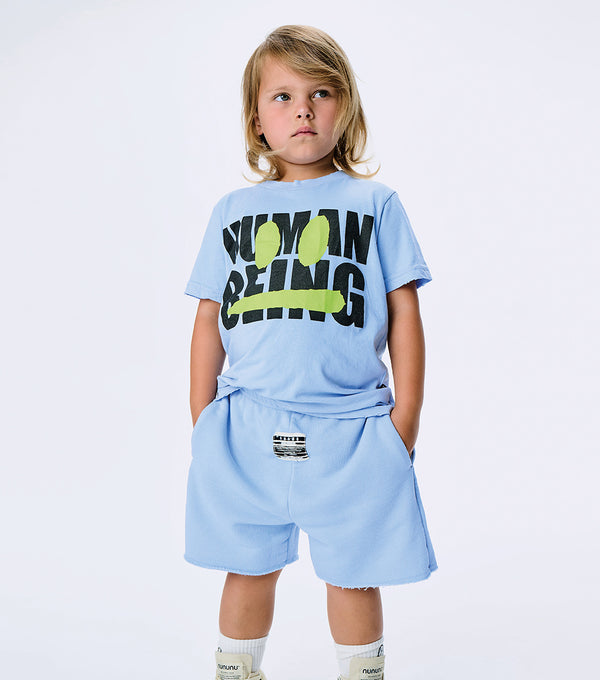 Nununu Smirkey T-shirt Foggy Blue