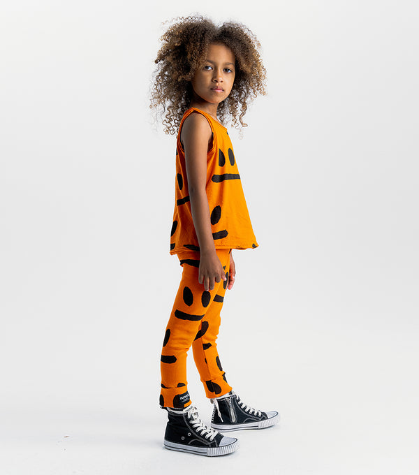 Nununu Smirks Leggings Orange Sun