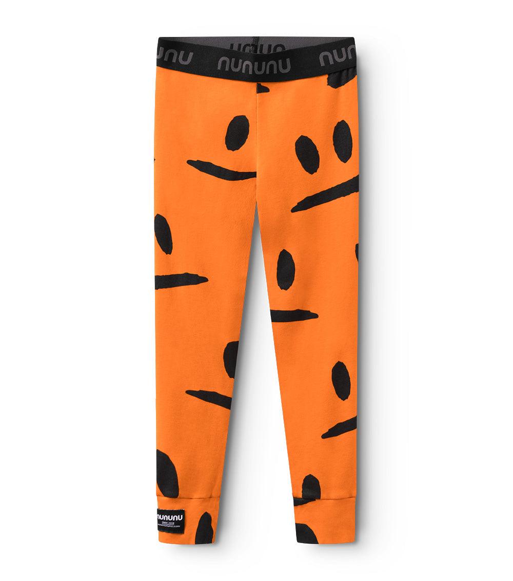 nununu smirks leggings orange sun
