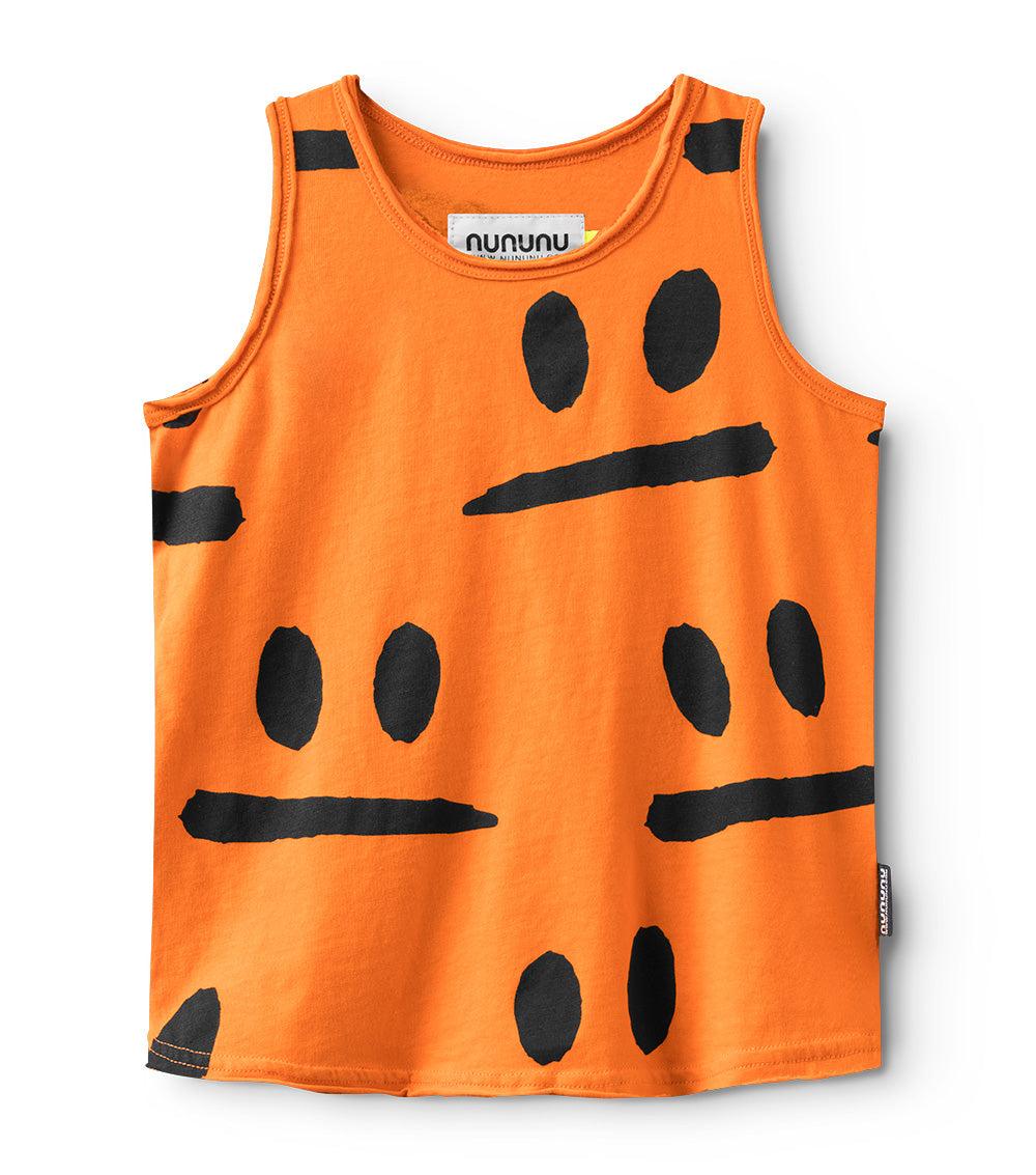 nununu smirks tank top orange sun