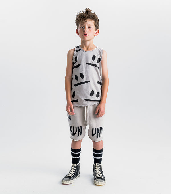 Nununu Smirks Tank Top Smokey Grey