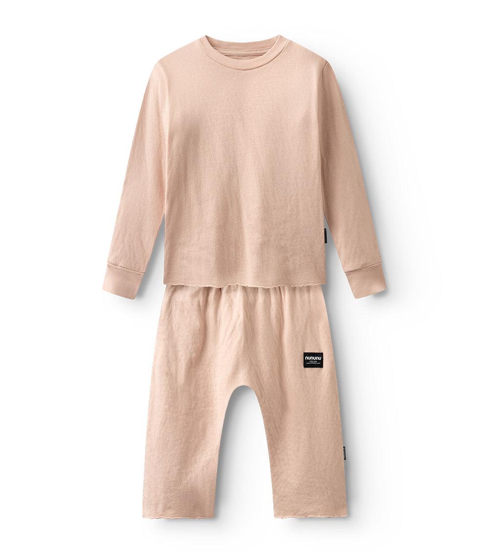 nununu soft lounge set powder pink