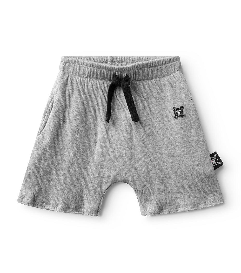 nununu soft shorts heather grey