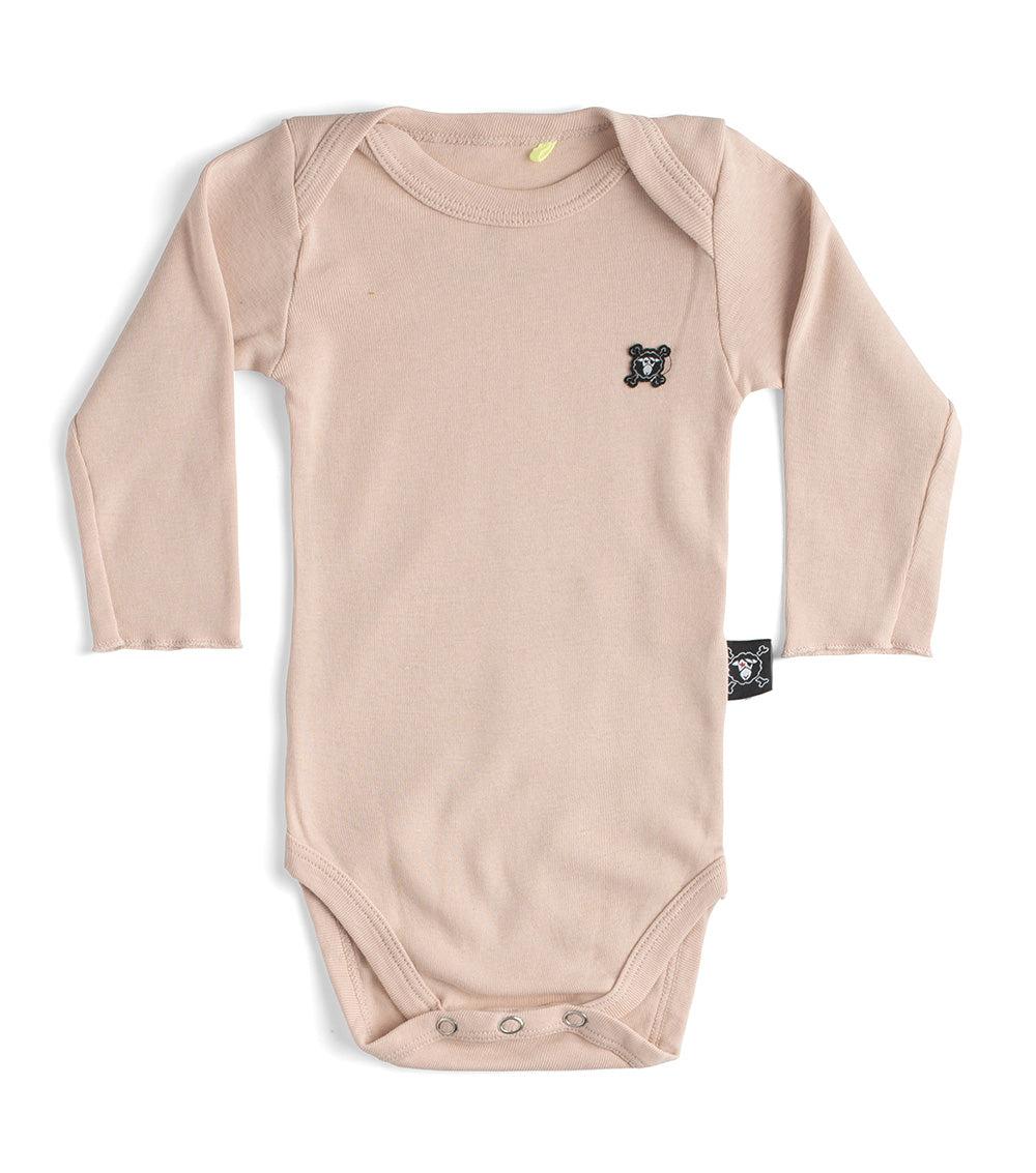 nununu soft solid onesie nude